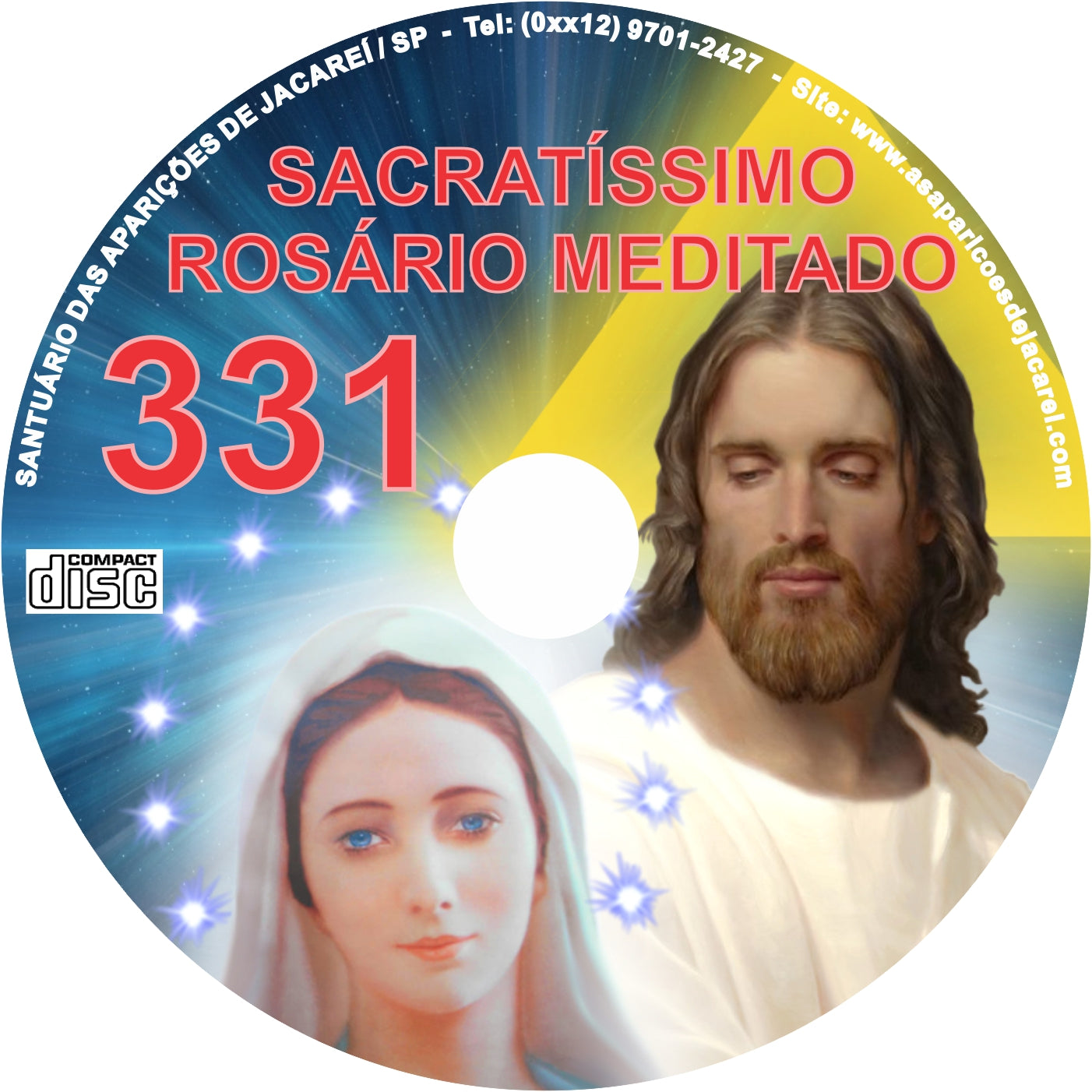 CD Rosário Meditado 331 CD Rosário Meditado 331